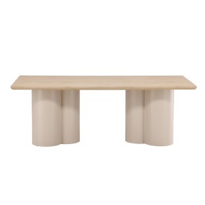 Olivia Esstisch 100x210 cm beige.