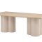 Olivia Esstisch 100x210 cm beige.