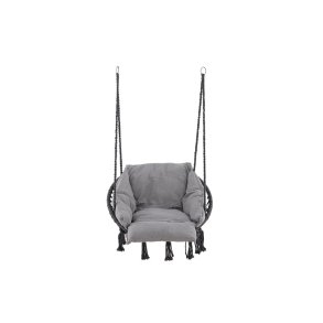 Hamtic Gartenstuhl hängend inkl. Kissen grau.