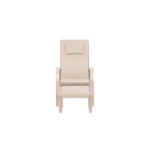 Gr�t� f�t�lj med fotpall beige.
