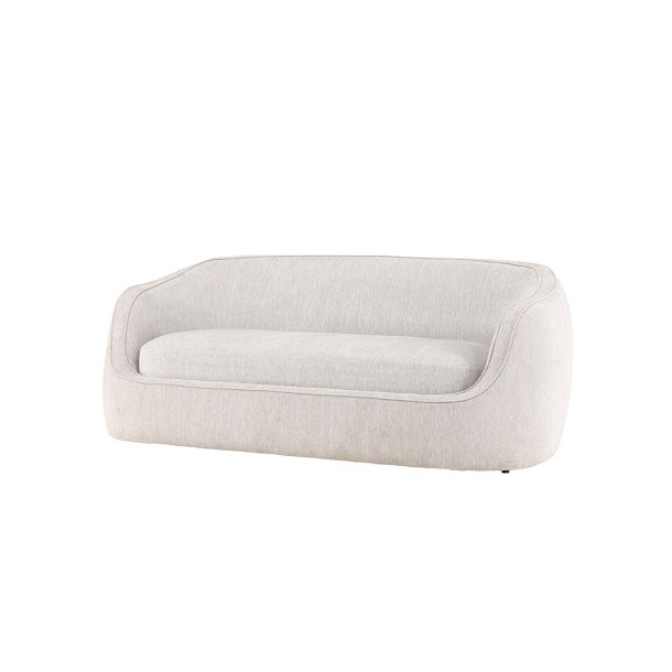 Elio sofa 3-osobowy jasnoszary.