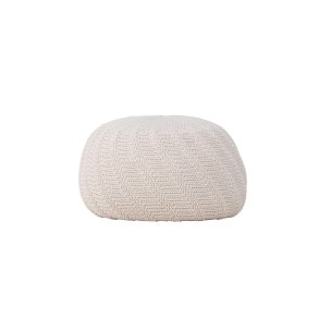 Ted Pouf �45 cm Offwhite.