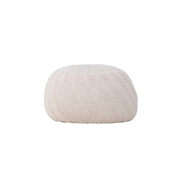 Ted Pouf �45 cm Offwhite.