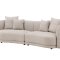 Cielo sofa 3-osobowa 4 poduszki dekoracyjne beżowy.