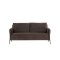 Indigo Sofa 2-Sitzer braun.