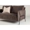Indigo Sofa 2-Sitzer braun.