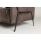 Indigo Sofa 2-Sitzer braun.