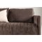 Indigo Sofa 2-Sitzer braun.