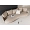 Stellar sofa 4-seter beige.