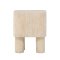 Klirou Beistelltisch wei� beige.