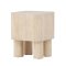 Klirou Beistelltisch wei� beige.