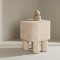 Klirou Beistelltisch wei� beige.