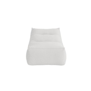 Redang fauteuil lounge pouf poire blanc.