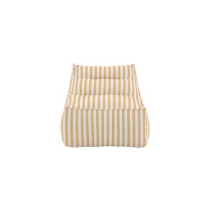 Redang fauteuil lounge pouf poire jaune.