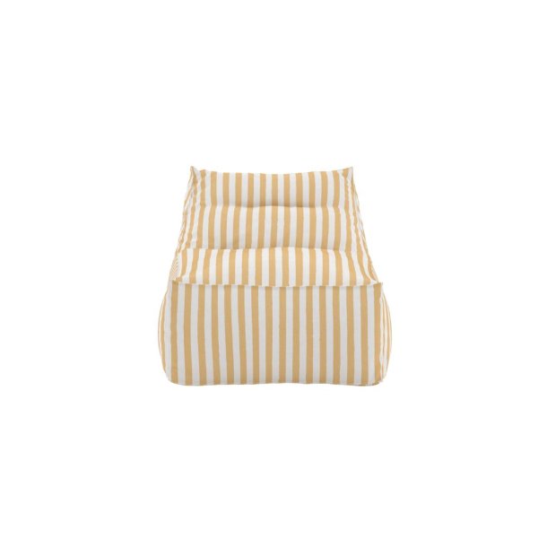 Redang fauteuil lounge pouf poire jaune.