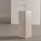 Ramsvik sidebord, hvid planteopsats, beige.