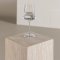 Ramsvik sidebord, hvid planteopsats, beige.