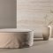 Vind� Pouf �100 cm braun.