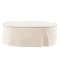 Vind� Pouf �100 cm beige.