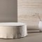 Vind� Pouf �100 cm beige.