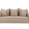 Oskarshamn sofa 3-osobowa 3 poduszki dekoracyjne beżowy.