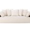 Torekov sofa 3-osobowa 5 poduszek dekoracyjnych beżowy.