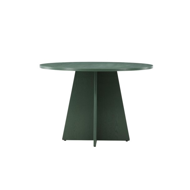 Bootcut table de salle à manger Ø110cm vert.