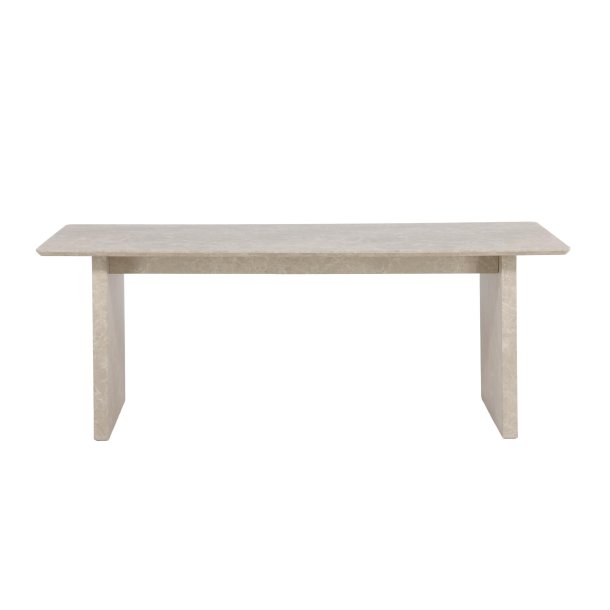Vail Esstisch 100x200 cm beige.