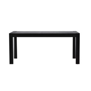 Slider matbord med utdrag 95x250cm svart.