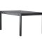 Slider matbord med utdrag 95x250cm svart.