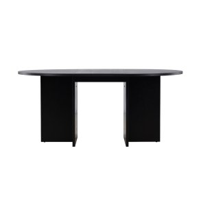 Strada spisebord 120cm. Med uttrekk svart.