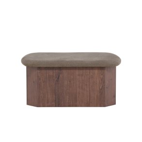 Todd pouf mocca, brun.