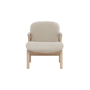 Rile Sessel beige, whitewash.