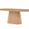 Castor matbord 90x200cm natur.