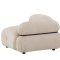 Mika sofa modułowa zakończenie prawe beżowe czarne.
