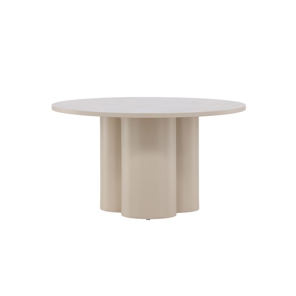 Olivia sofabord 80cm beige.
