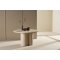 Olivia sofabord 80cm beige.