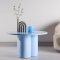 Olivia Couchtisch �80 cm blau.