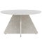 Bootcut table basse beige.