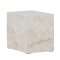 York Beistelltisch wei� Nachttisch beige.
