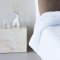 York Beistelltisch wei� Nachttisch beige.