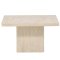 Qvart table basse beige.