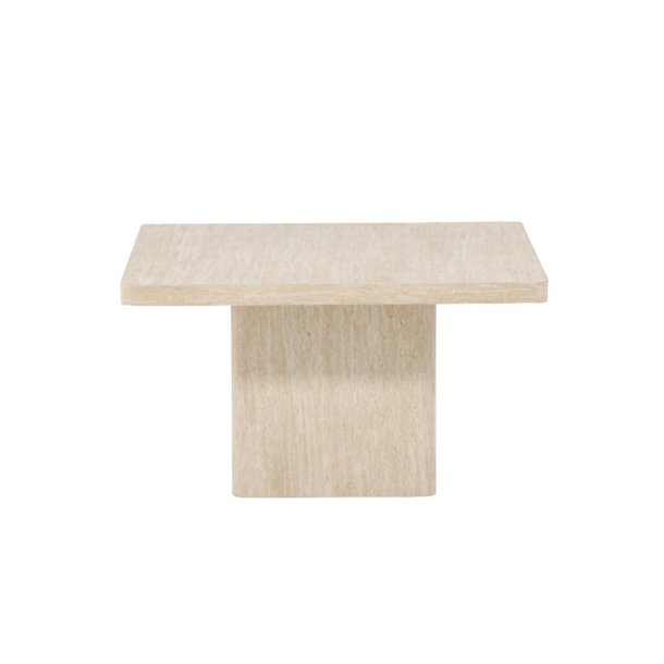 Qvart table basse beige.