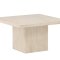 Qvart table basse beige.
