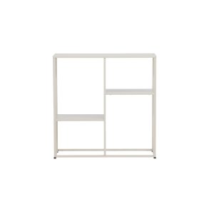 Staal reol 3 hylder beige.