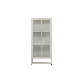 Garis vitrinsk�p 2 glasd�rrar beige.