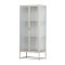 Garis vitrinsk�p 2 glasd�rrar beige.