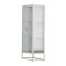 Garis vitrinsk�p 2 glasd�rrar beige.
