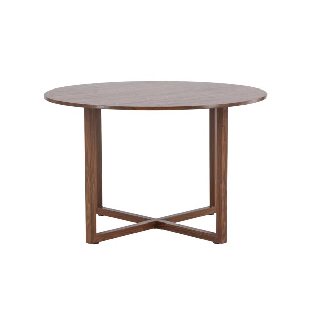Durango Esstisch Ø120 cm Walnuss-Dekor.