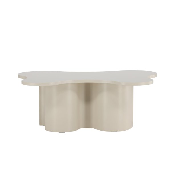 Flow Couchtisch beige.